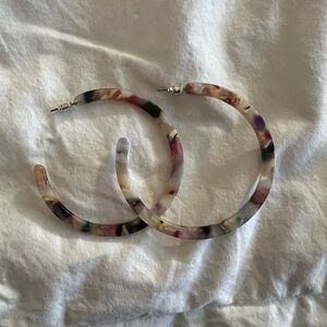 Multicolor Hoop Earrings